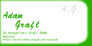 adam grafl business card